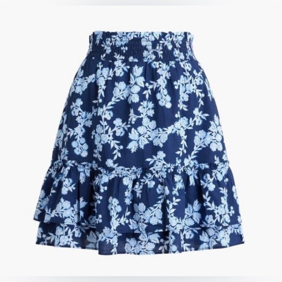 The Drop Rosalia - Jupe Mini Femme à Taille Smockée En Lin Mélangé, Style Vacances Chic Et Décontracté